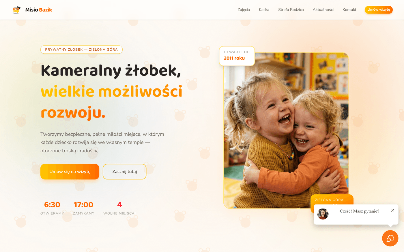 Żłobek Misio Bazik — nowa strona